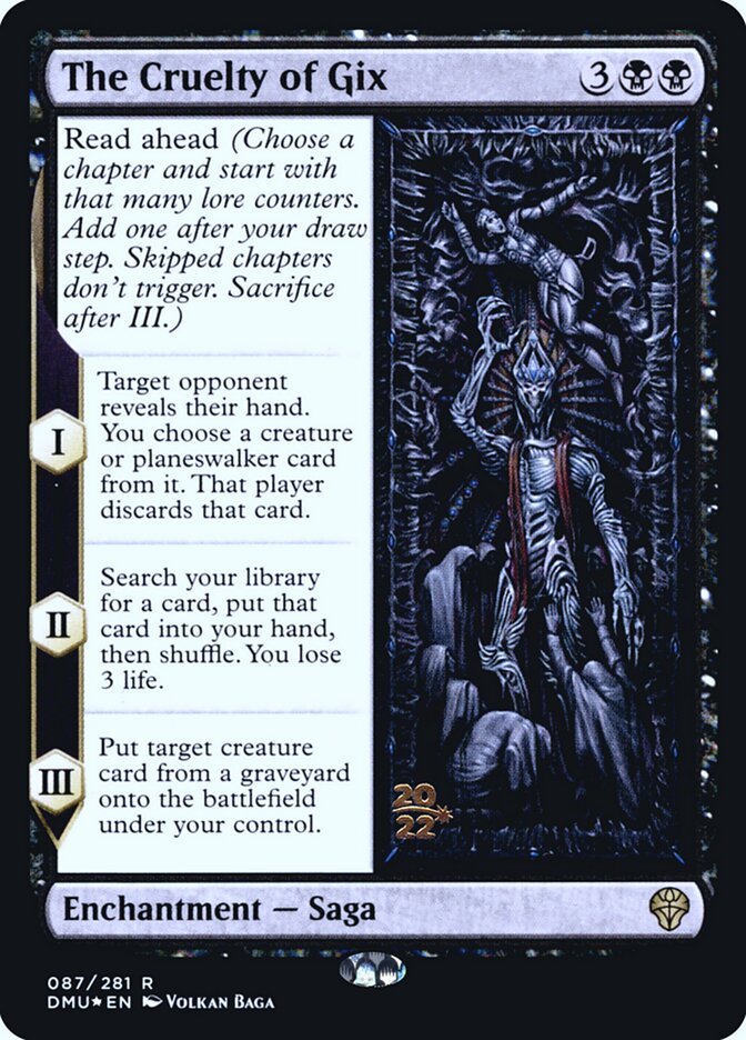 A Crueldade de Gix / The Cruelty of Gix - Magic: The Gathering - MoxLand