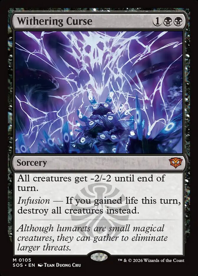Withering Curse - Magic: The Gathering - MoxLand