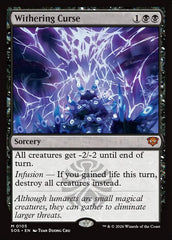 Withering Curse - Magic: The Gathering - MoxLand