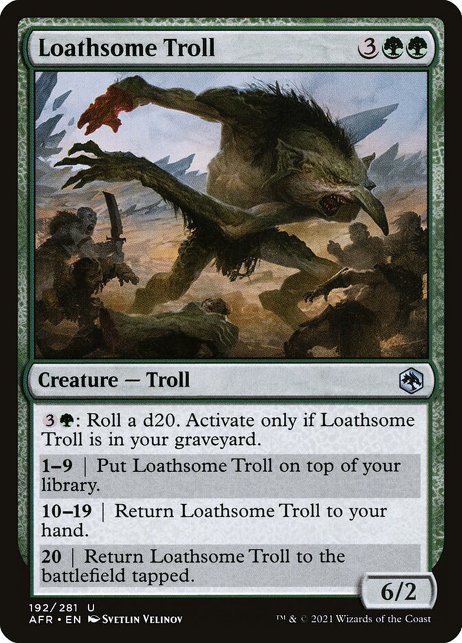 Trol Odioso / Loathsome Troll - Magic: The Gathering - MoxLand