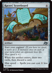 Placar dos Pilotos / Racers' Scoreboard - Magic: The Gathering - MoxLand