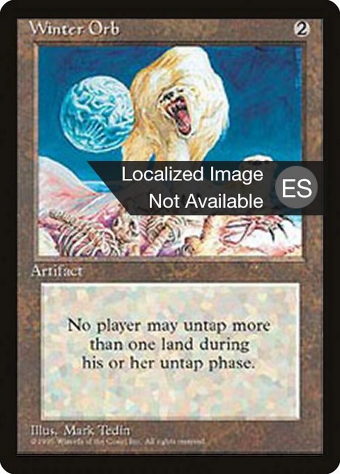 Orbe Hibernal / Winter Orb - Magic: The Gathering - MoxLand