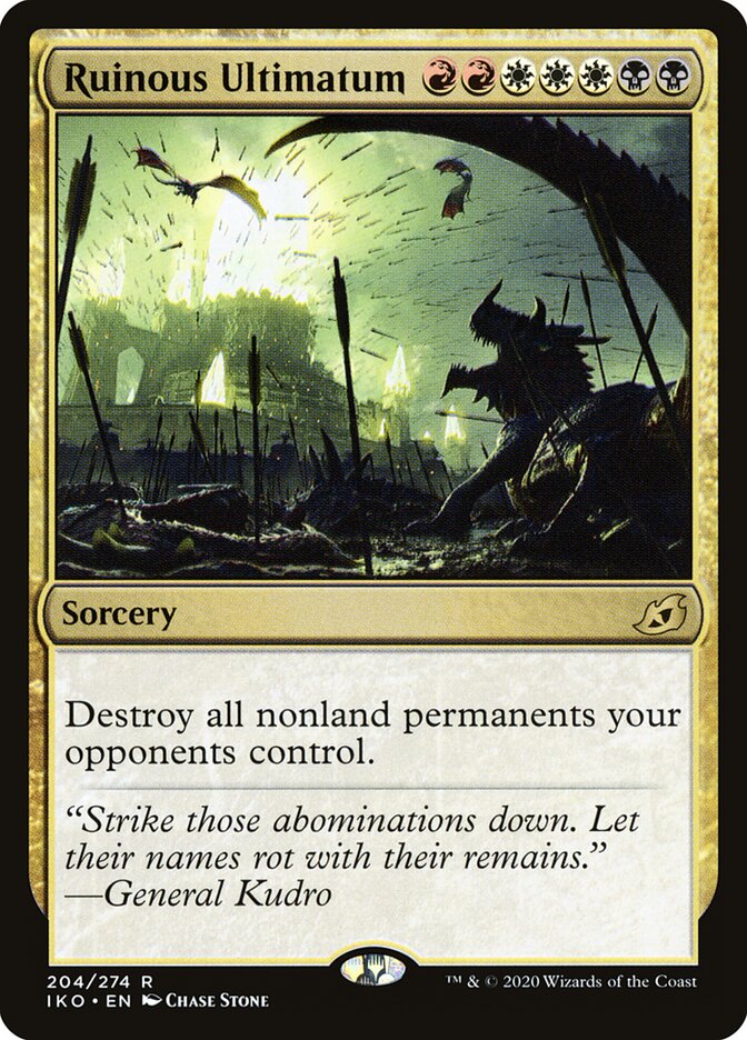 Ultimato Ruinoso / Ruinous Ultimatum - Magic: The Gathering - MoxLand