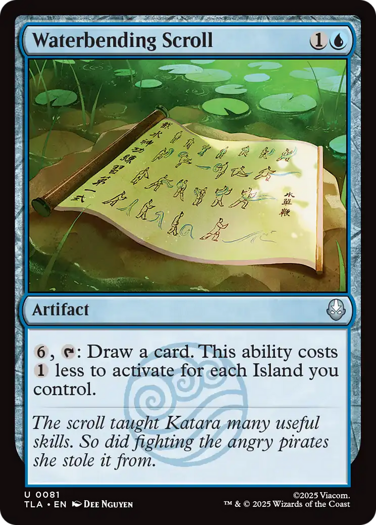 Pergaminho de Dobra de Água / Waterbending Scroll - Magic: The Gathering - MoxLand