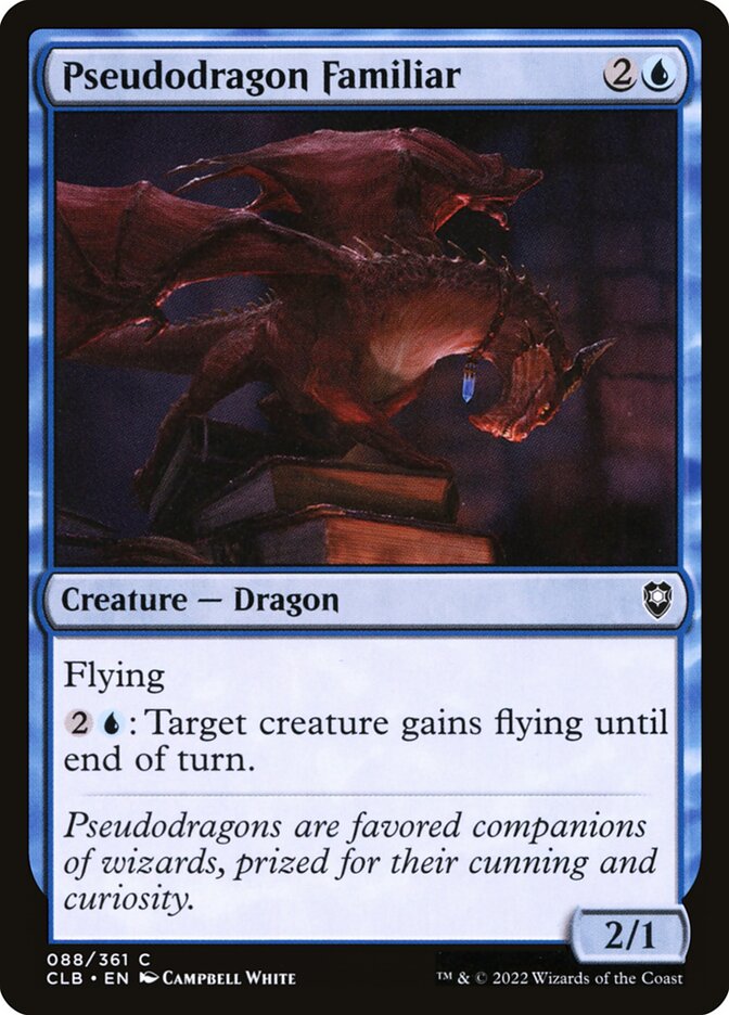 Familiar Pseudodragão / Pseudodragon Familiar - Magic: The Gathering - MoxLand