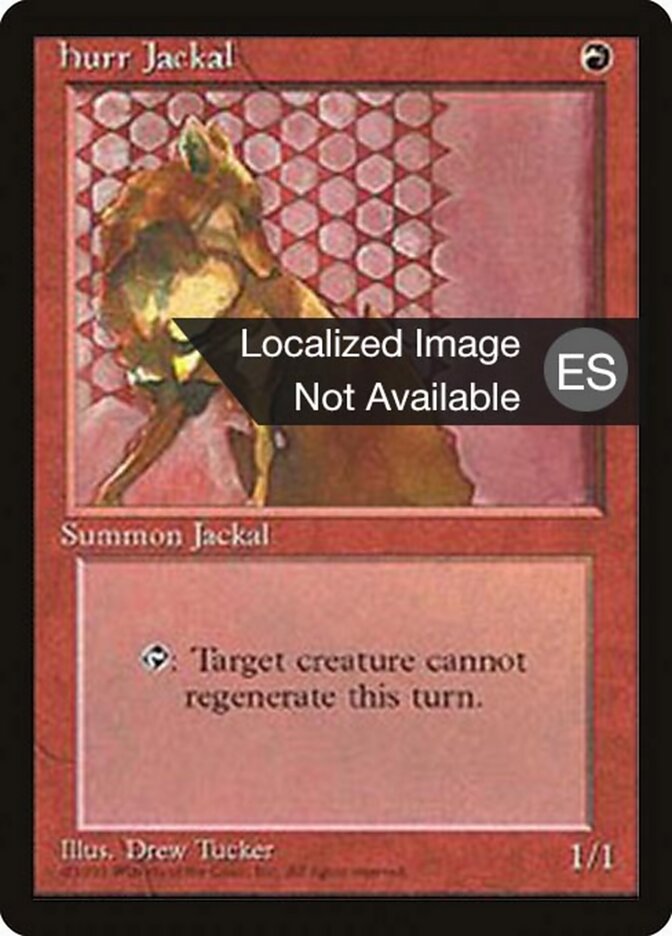 Chacal de Hurr / Hurr Jackal - Magic: The Gathering - MoxLand