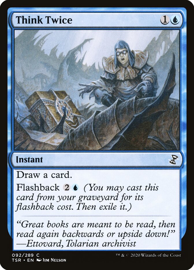 Pensar Duas Vezes / Think Twice - Magic: The Gathering - MoxLand
