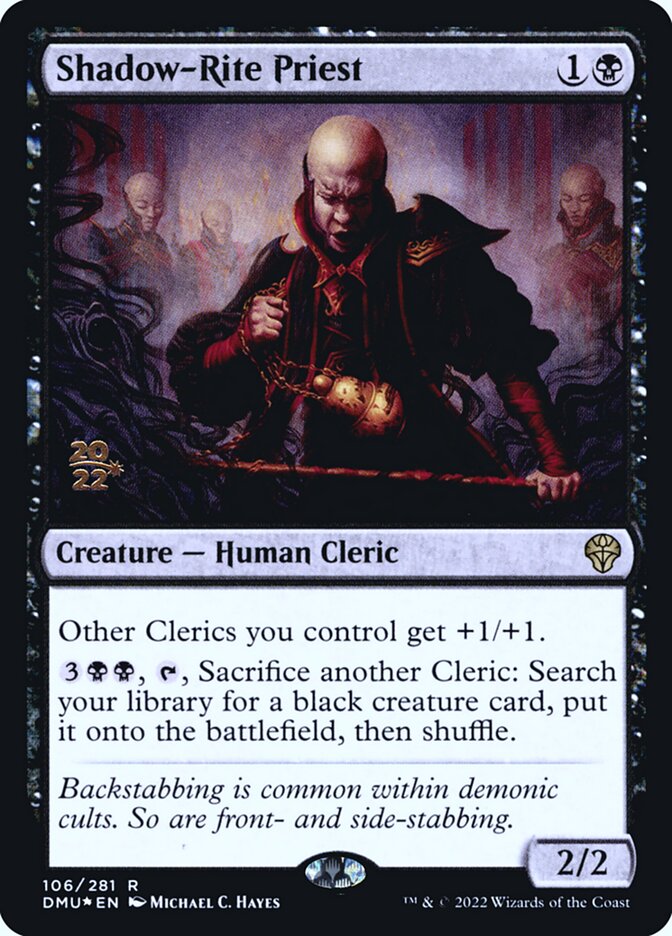 Sacerdote do Rito das Sombras / Shadow-Rite Priest - Magic: The Gathering - MoxLand