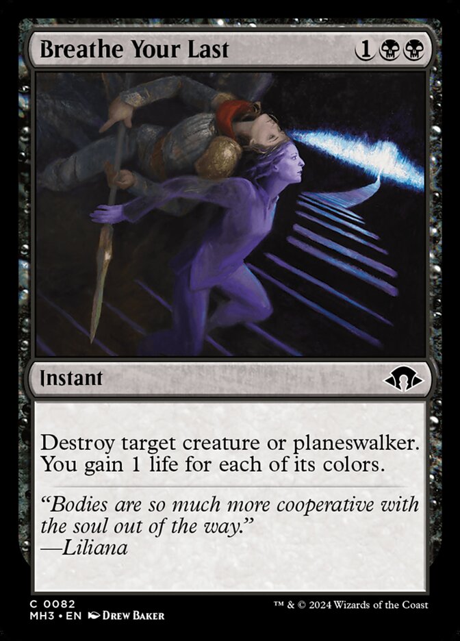 Respire pela Última Vez / Breathe Your Last - Magic: The Gathering - MoxLand