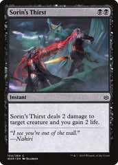 Sede de Sorin / Sorin's Thirst - Magic: The Gathering - MoxLand