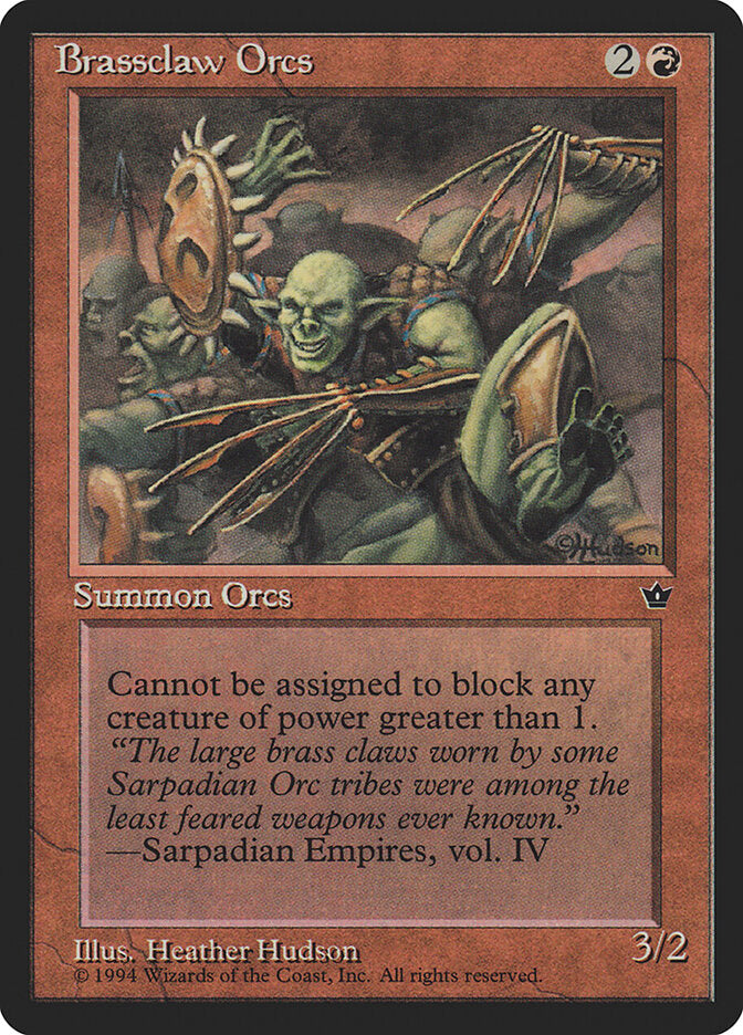 Orcs da Garra de Bronze / Brassclaw Orcs - Magic: The Gathering - MoxLand