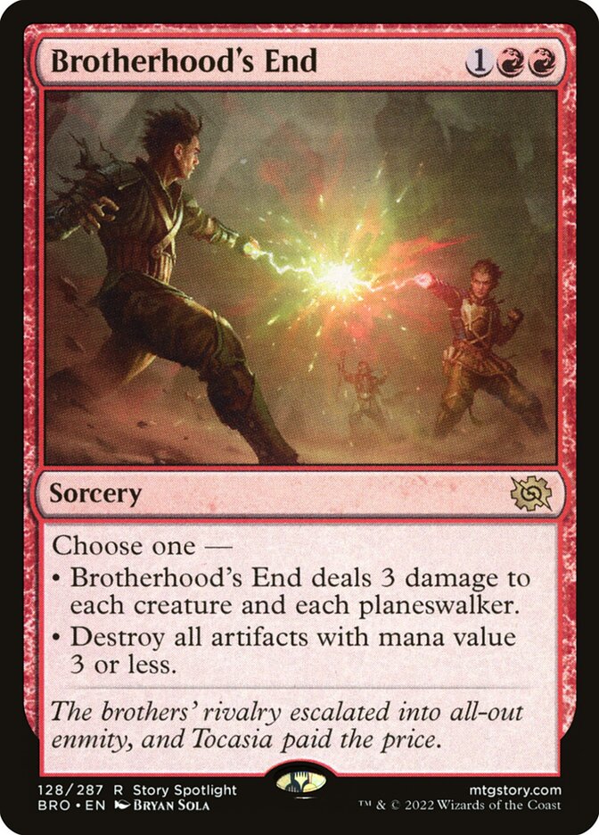 Fim da Fraternidade / Brotherhood's End - Magic: The Gathering - MoxLand