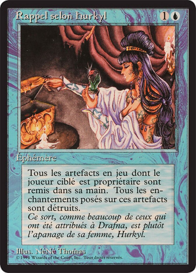 Retorno de Hurkyl / Hurkyl's Recall - Magic: The Gathering - MoxLand
