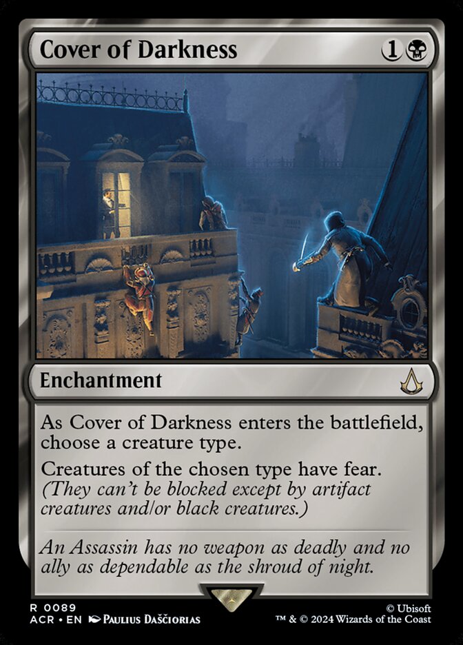 Cobertura de Escuridão / Cover of Darkness - Magic: The Gathering - MoxLand