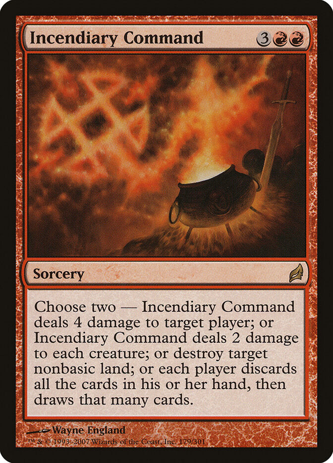 Comando Incendiário / Incendiary Command - Magic: The Gathering - MoxLand