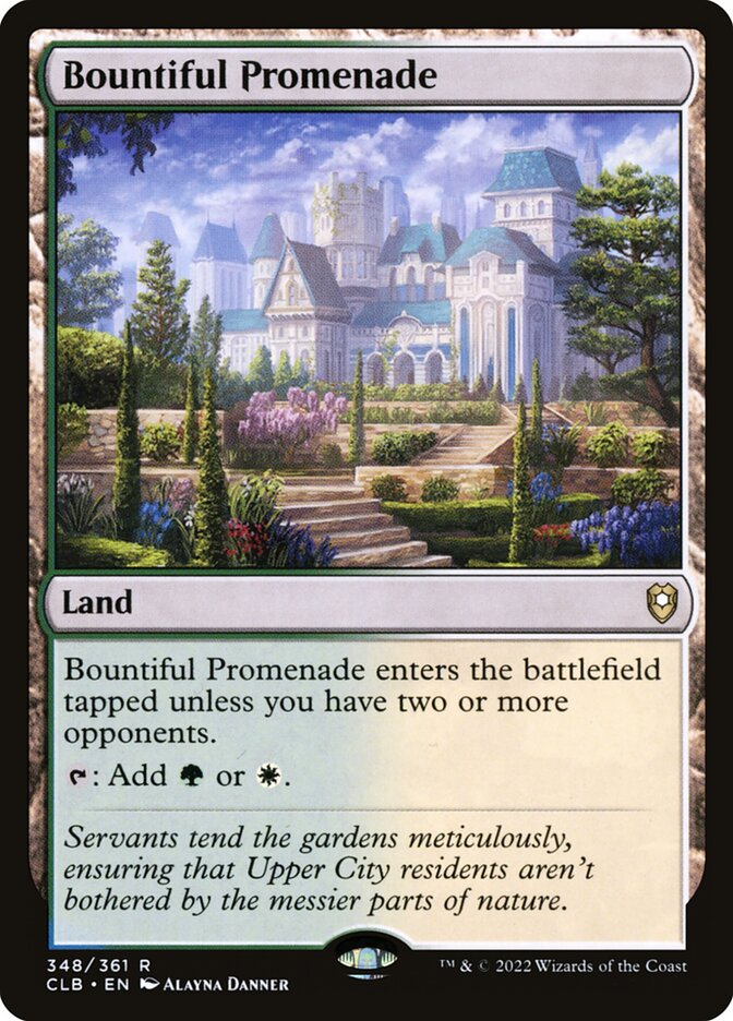 Alameda da Abundância / Bountiful Promenade - Magic: The Gathering - MoxLand