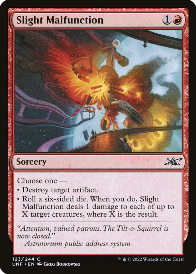 Slight Malfunction - Magic: The Gathering - MoxLand