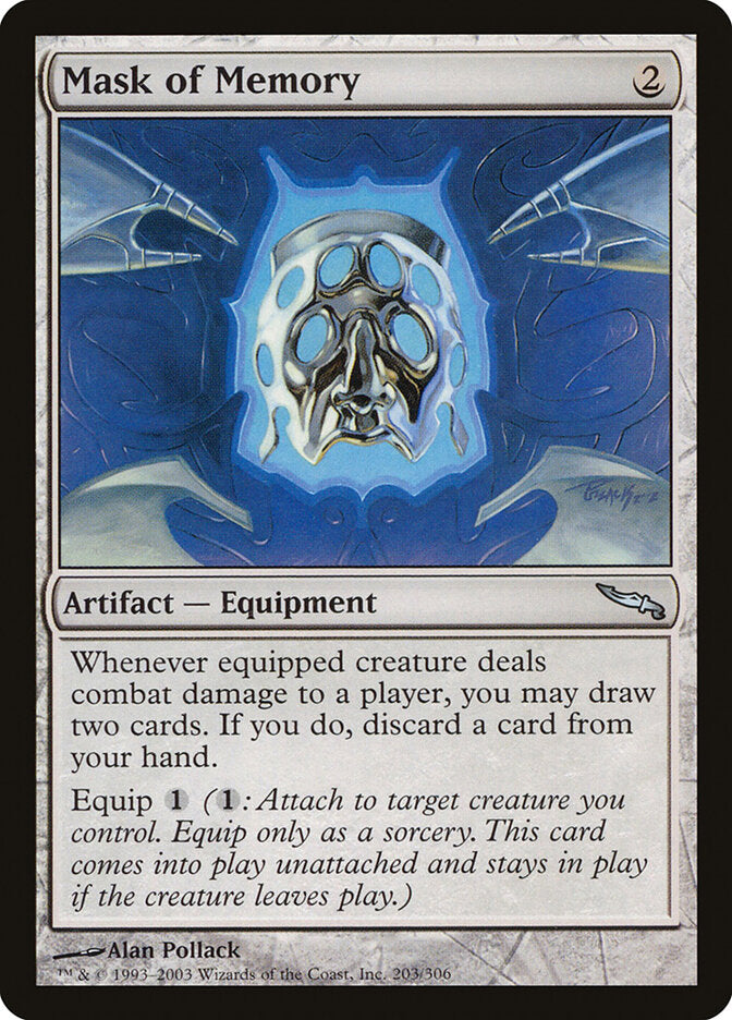 Máscara da Memória / Mask of Memory - Magic: The Gathering - MoxLand