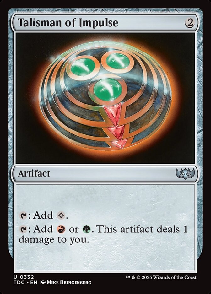 Talismã do Impulso / Talisman of Impulse - Magic: The Gathering - MoxLand