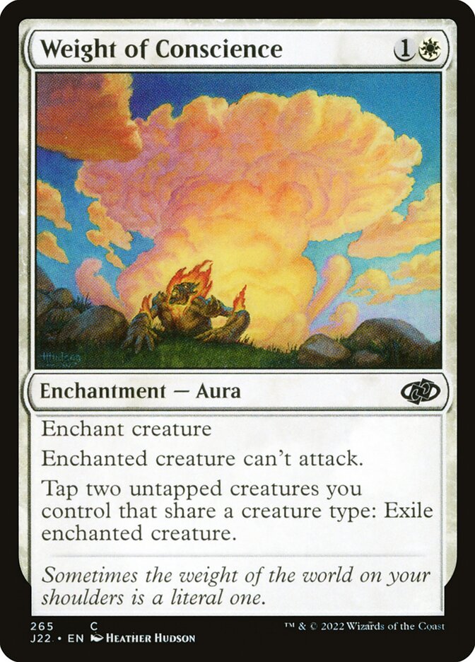 Peso da Consciência / Weight of Conscience - Magic: The Gathering - MoxLand