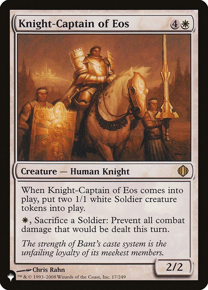 Cavaleiro-Capitão de Eos / Knight-Captain of Eos - Magic: The Gathering - MoxLand