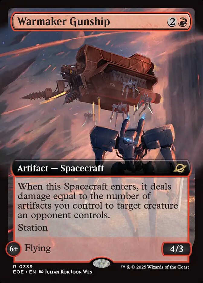 Nave Bélica Bombardeira / Warmaker Gunship - Magic: The Gathering - MoxLand