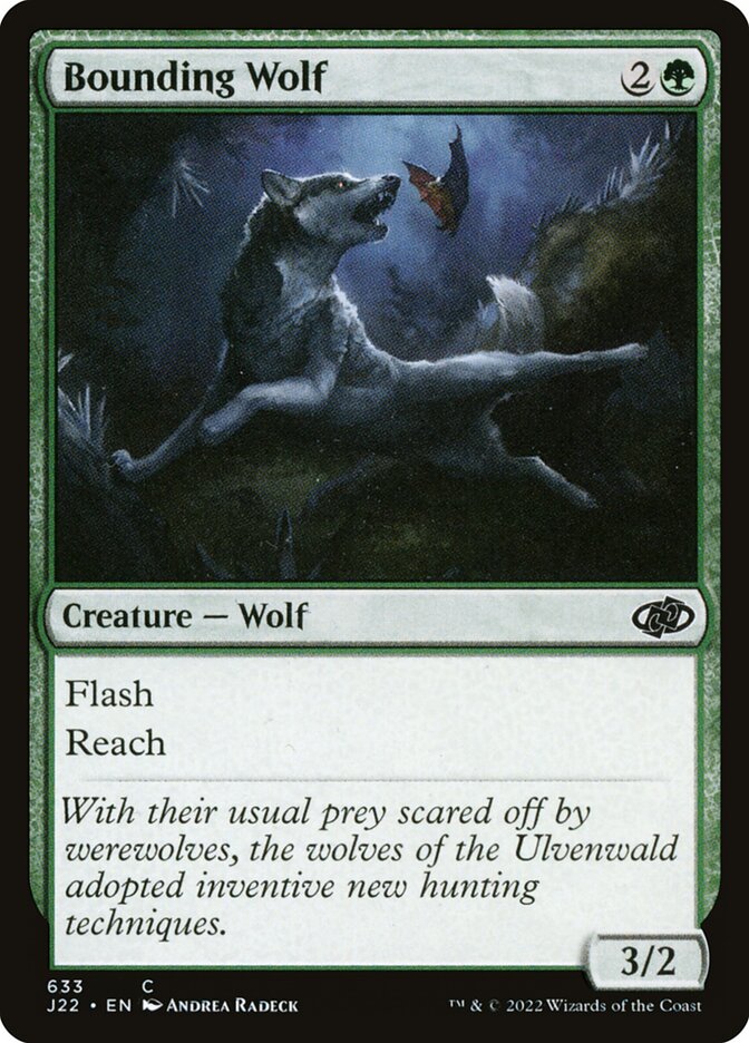 Lobo Saltador / Bounding Wolf - Magic: The Gathering - MoxLand
