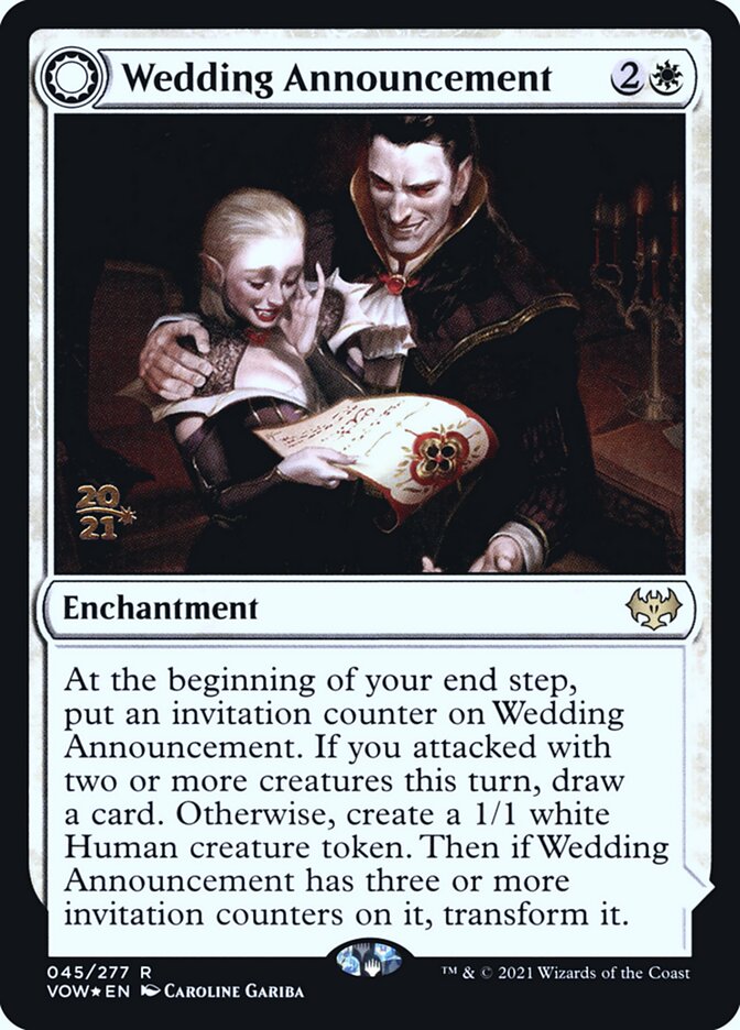 Anúncio de Casamento / Wedding Announcement - Magic: The Gathering - MoxLand