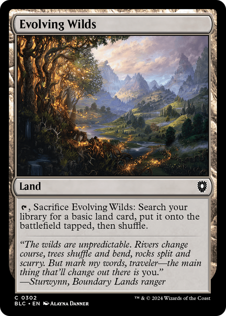 Terras em Desenvolvimento / Evolving Wilds - Magic: The Gathering - MoxLand