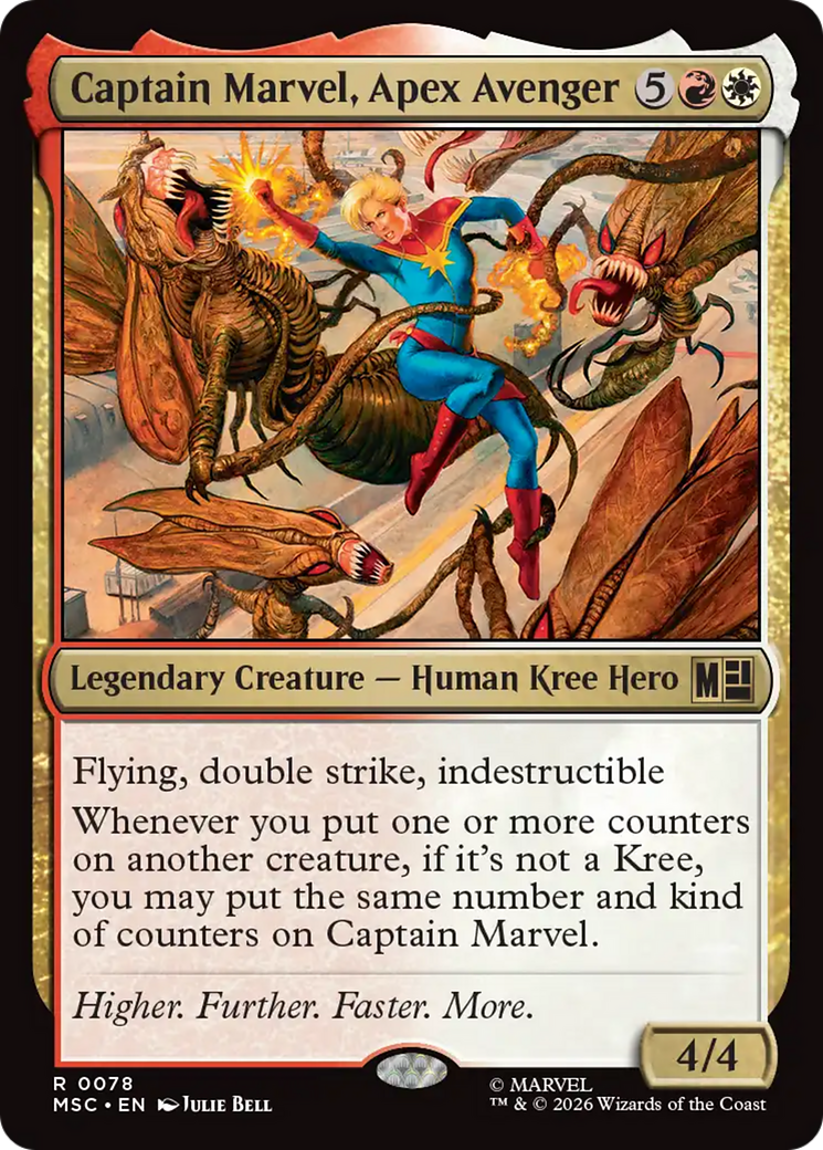 Captain Marvel, Apex Avenger - Magic: The Gathering - MoxLand