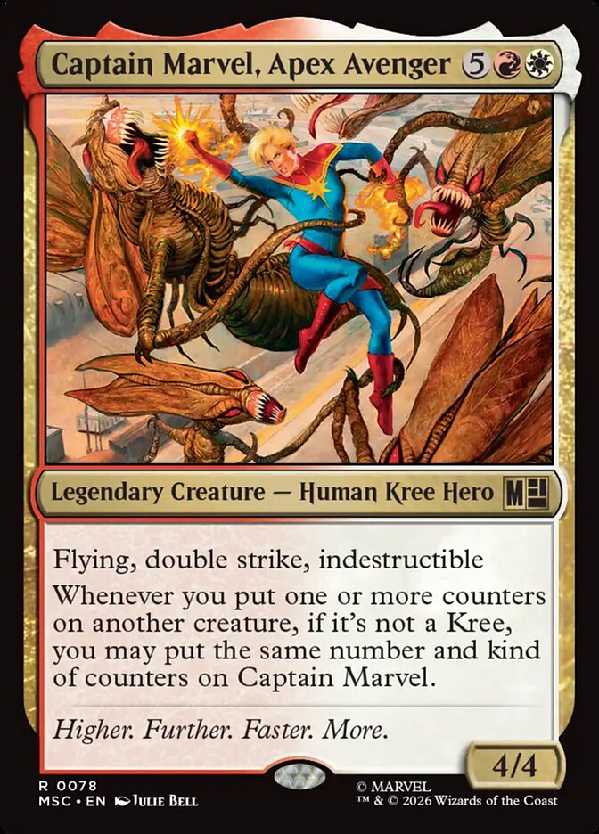 Captain Marvel, Apex Avenger - Magic: The Gathering - MoxLand