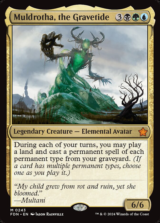 Muldrotha, a Maré Tumular / Muldrotha, the Gravetide - Magic: The Gathering - MoxLand