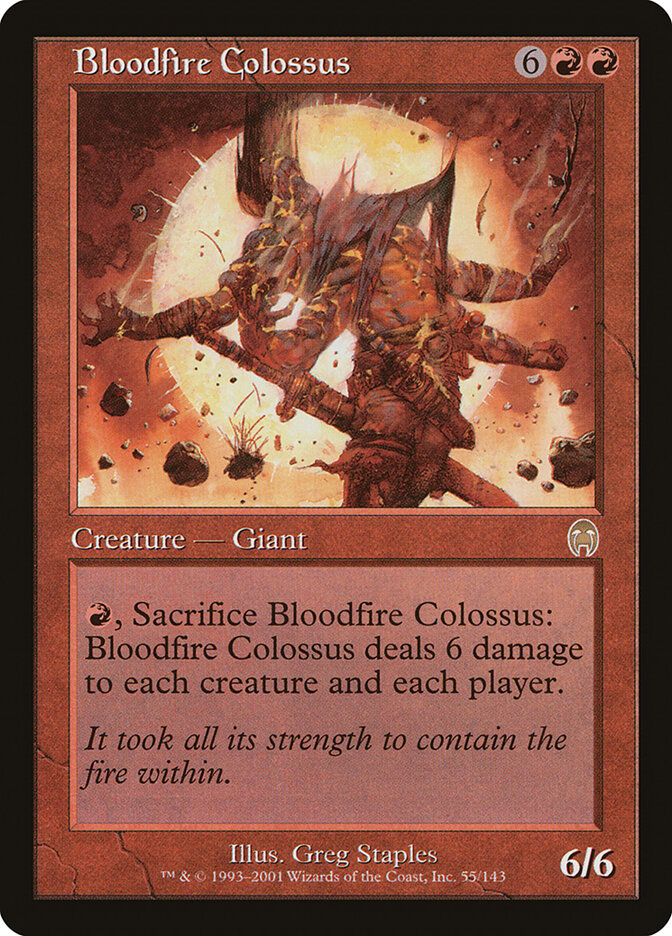 Colosso Sangue Quente / Bloodfire Colossus - Magic: The Gathering - MoxLand
