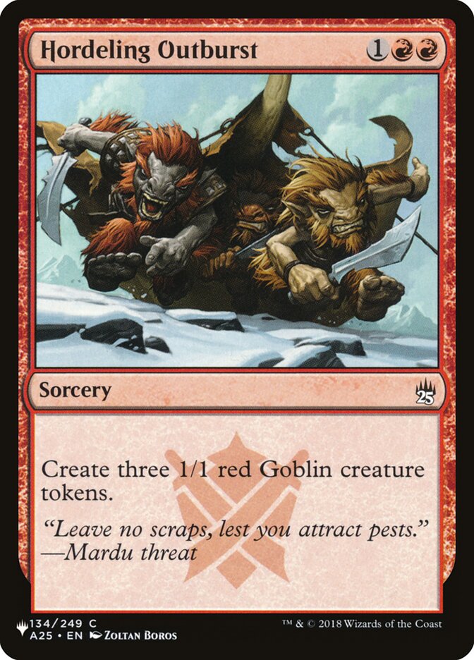 Ataque da Mini-horda / Hordeling Outburst - Magic: The Gathering - MoxLand
