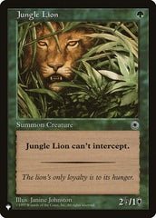 Jungle Lion - Magic: The Gathering - MoxLand