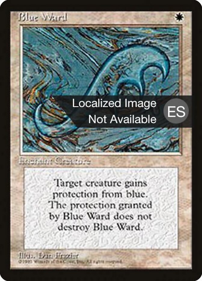 Defesa Azul / Blue Ward - Magic: The Gathering - MoxLand