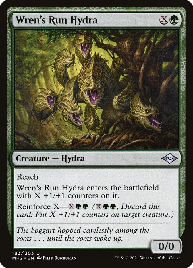 Hidra da Toca da Corruíra / Wren's Run Hydra - Magic: The Gathering - MoxLand
