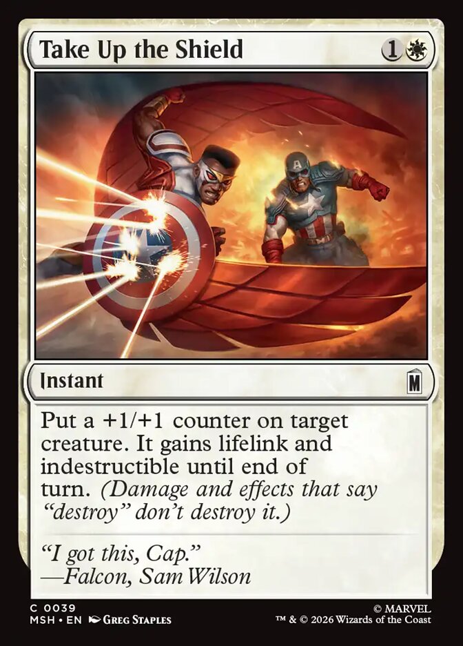 Take Up the Shield - Magic: The Gathering - MoxLand