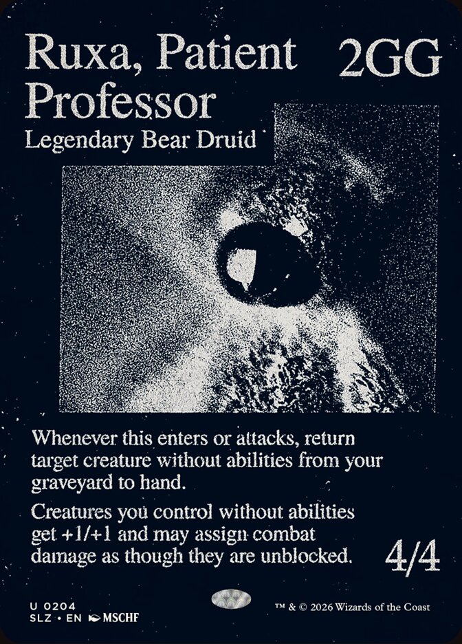 Ruxa, Professor Paciente / Ruxa, Patient Professor - Magic: The Gathering - MoxLand