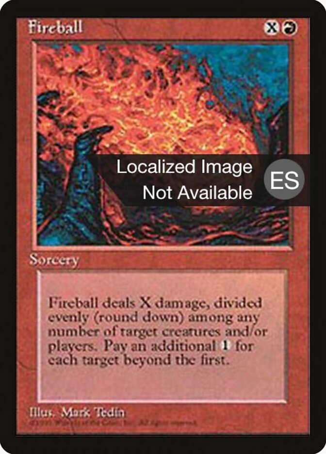 Bola de Fogo / Fireball - Magic: The Gathering - MoxLand