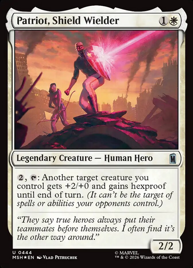 Patriot, Shield Wielder - Magic: The Gathering - MoxLand