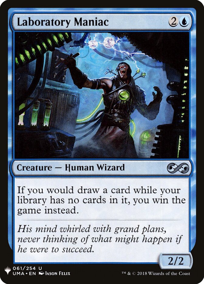 Maníaco do Laboratório / Laboratory Maniac - Magic: The Gathering - MoxLand