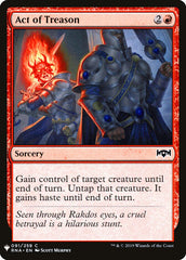 Ato de Traição / Act of Treason - Magic: The Gathering - MoxLand