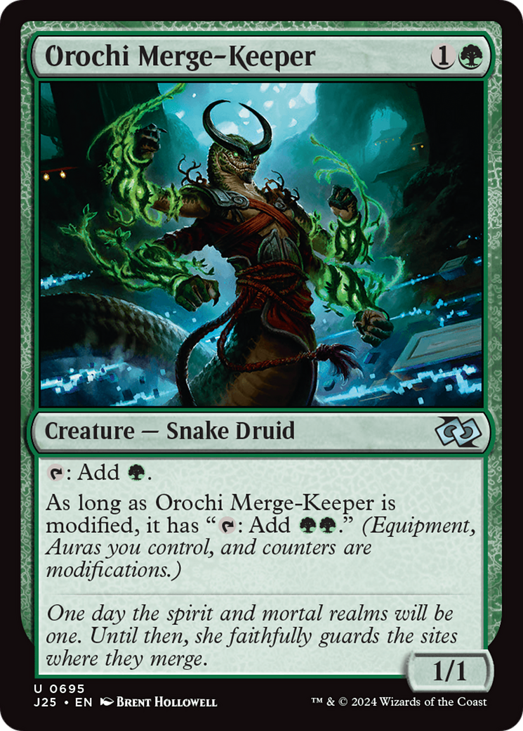 Orochi Custódia da Fusão / Orochi Merge-Keeper - Magic: The Gathering - MoxLand