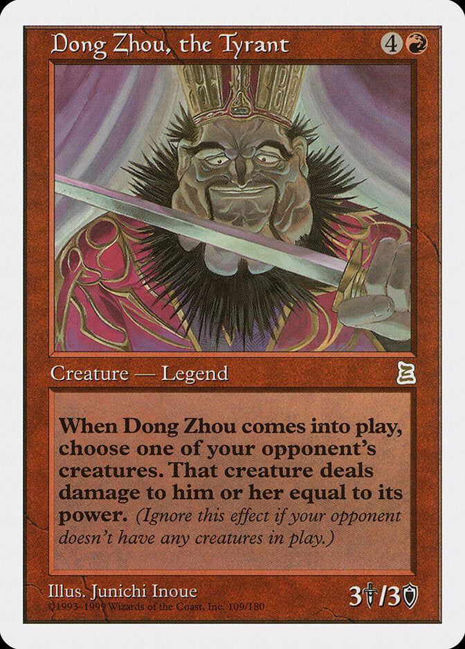 Dong Zhou, the Tyrant - Magic: The Gathering - MoxLand