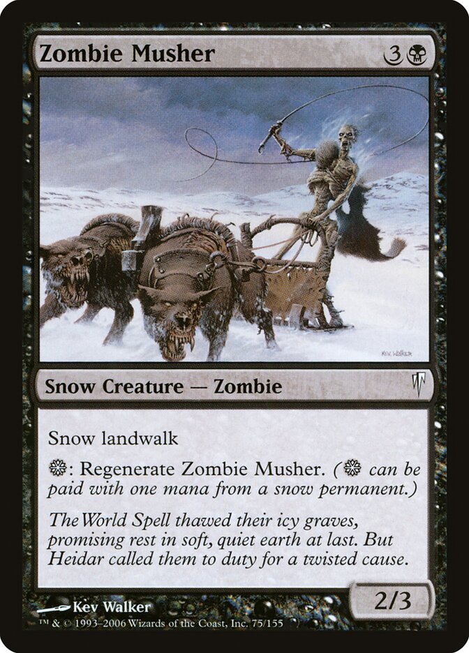 Zumbi de Trenó / Zombie Musher - Magic: The Gathering - MoxLand