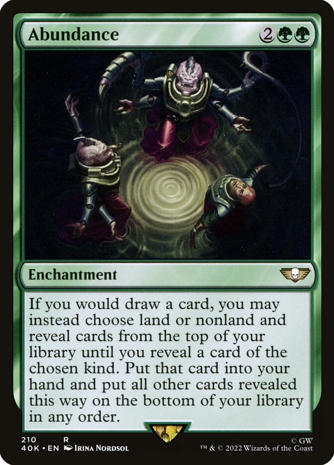 Abundância / Abundance - Magic: The Gathering - MoxLand