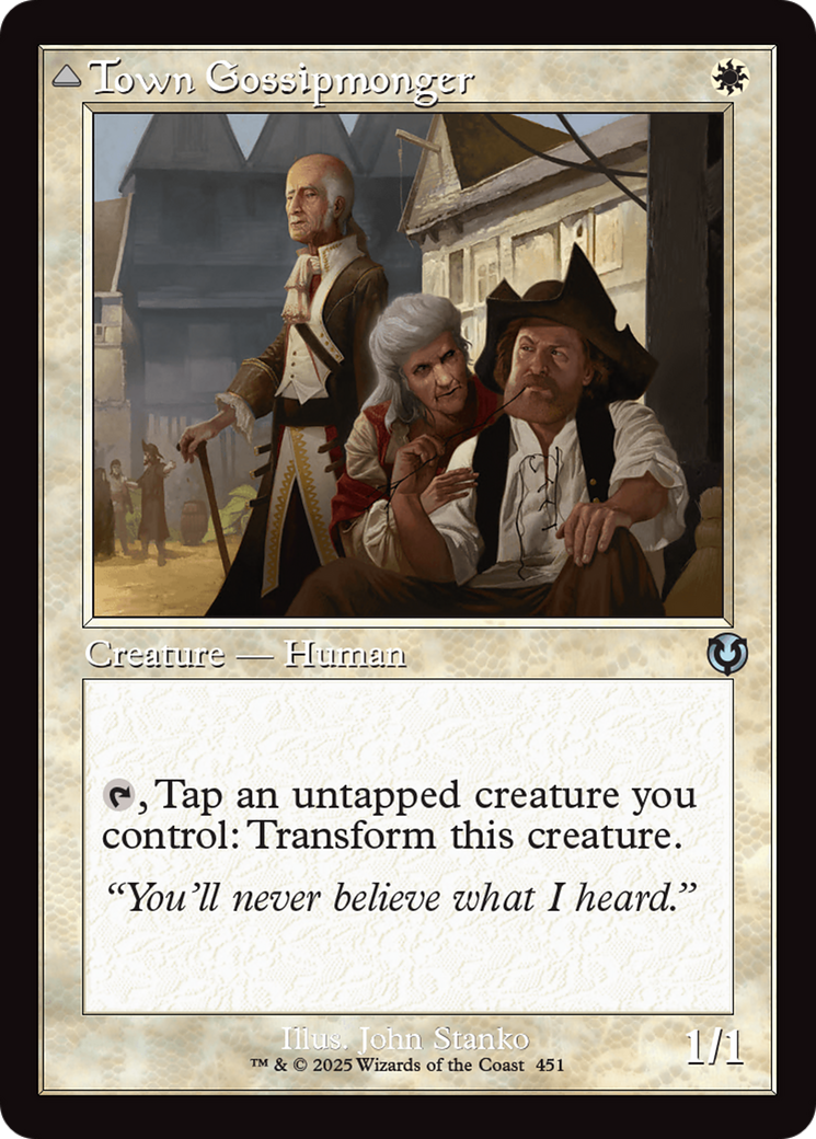 Fuxiqueira da Cidade / Town Gossipmonger - Magic: The Gathering - MoxLand