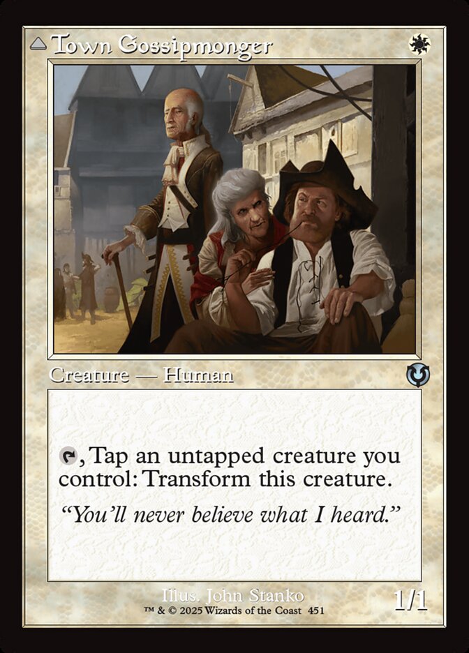 Fuxiqueira da Cidade / Town Gossipmonger - Magic: The Gathering - MoxLand