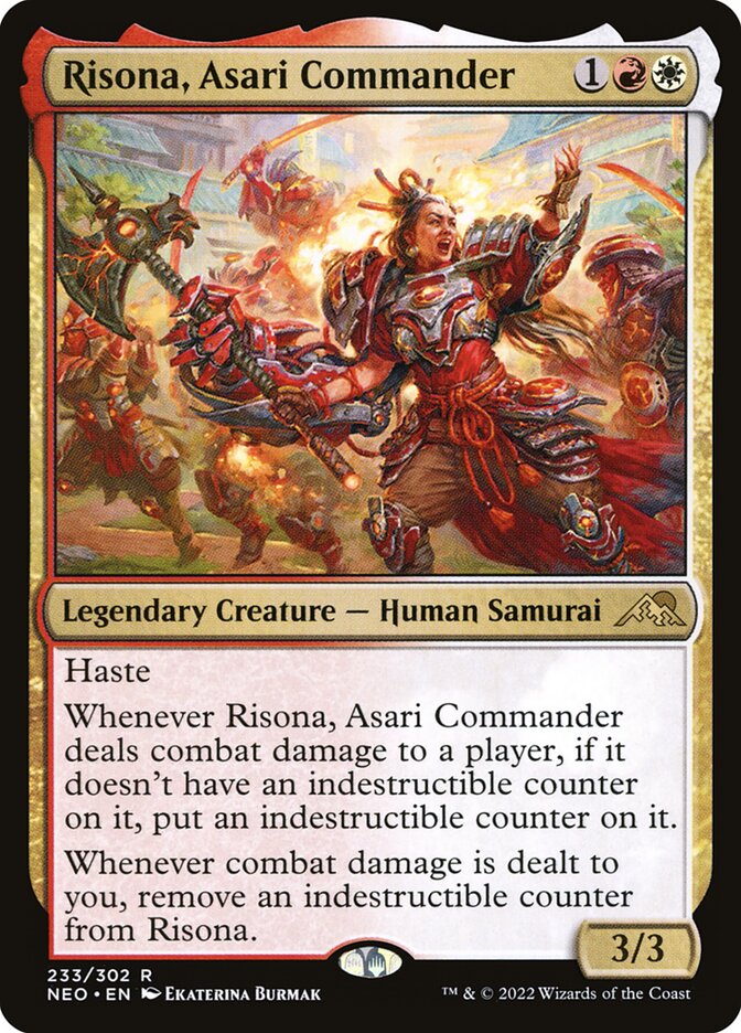 Risona, Comandante Asari / Risona, Asari Commander - Magic: The Gathering - MoxLand